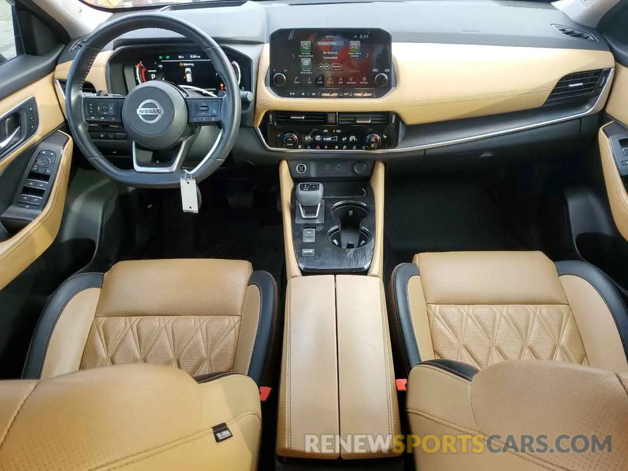 8 fotografías del automóvil dañado JN8AT3DC6MW107529 NISSAN ROGUE 2021