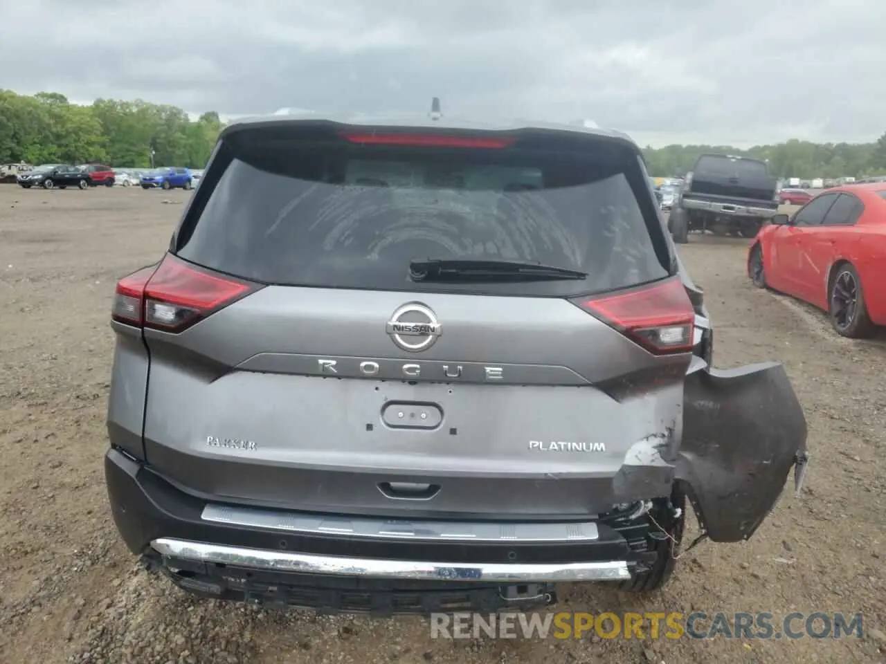 6 fotografías del automóvil dañado JN8AT3DC7MW105238 NISSAN ROGUE 2021