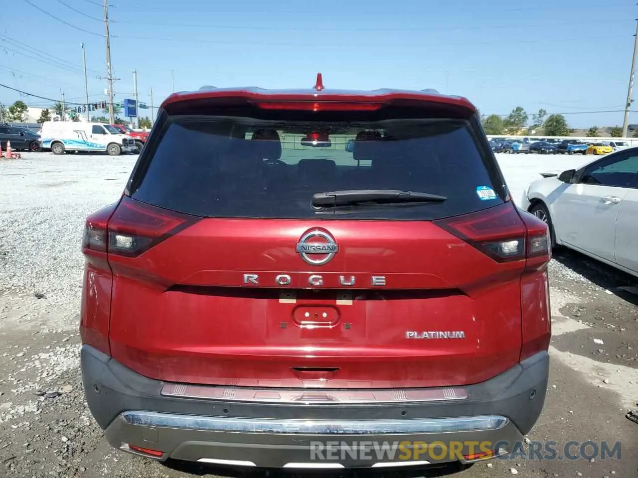 6 fotografías del automóvil dañado JN8AT3DC8MW100176 NISSAN ROGUE 2021