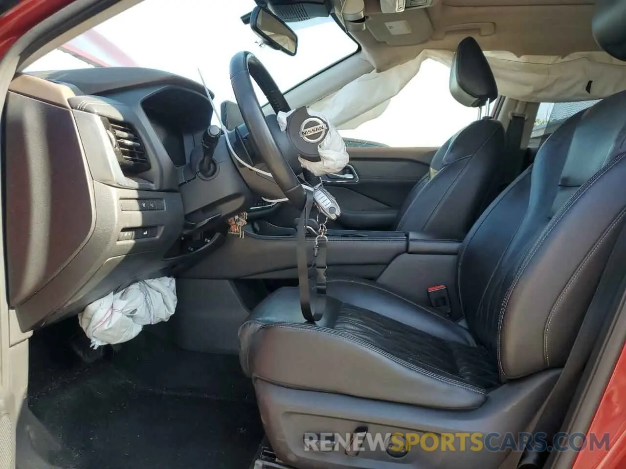7 fotografías del automóvil dañado JN8AT3DC8MW100176 NISSAN ROGUE 2021
