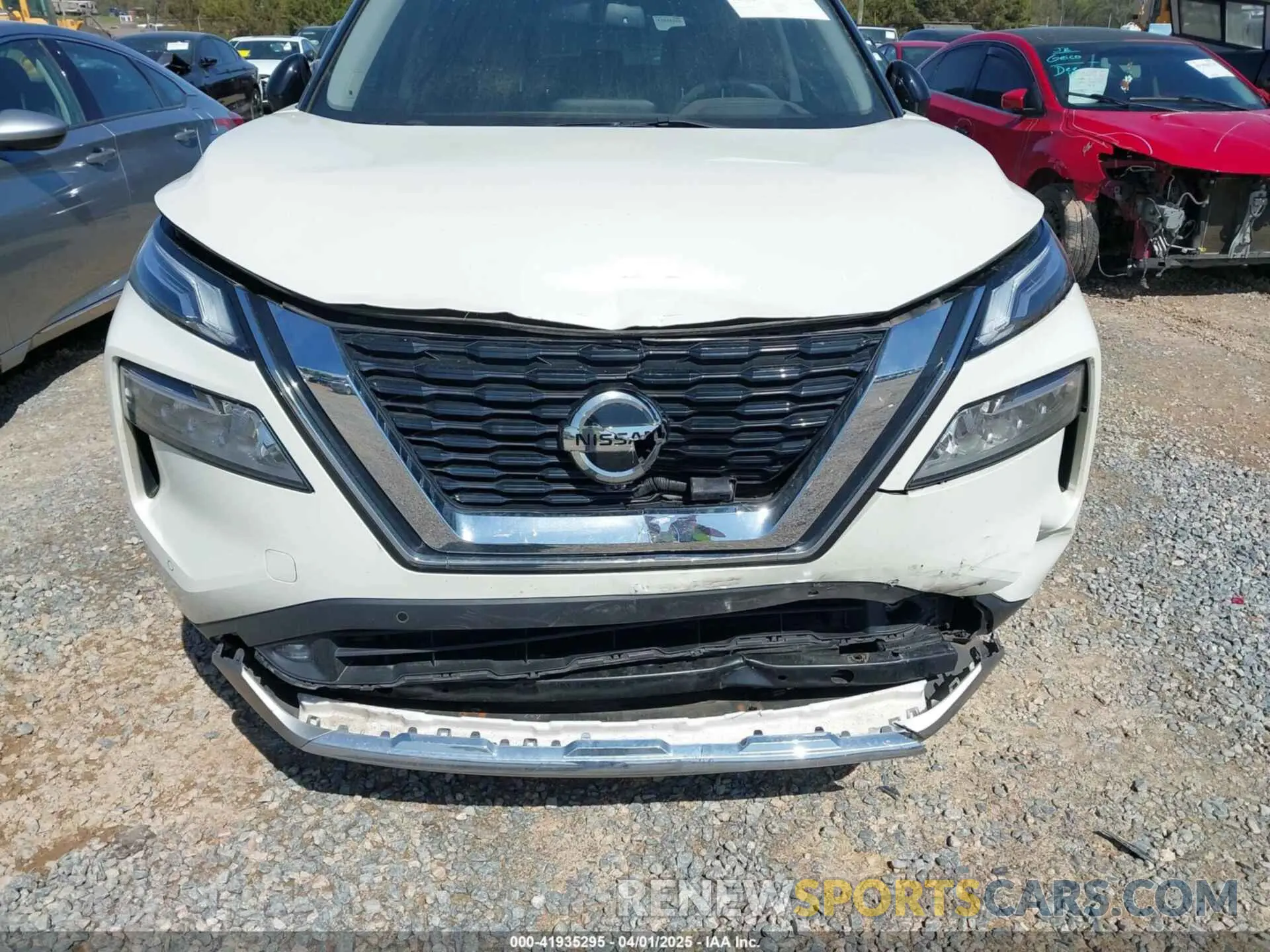 6 fotografías del automóvil dañado JN8AT3DC8MW106611 NISSAN ROGUE 2021