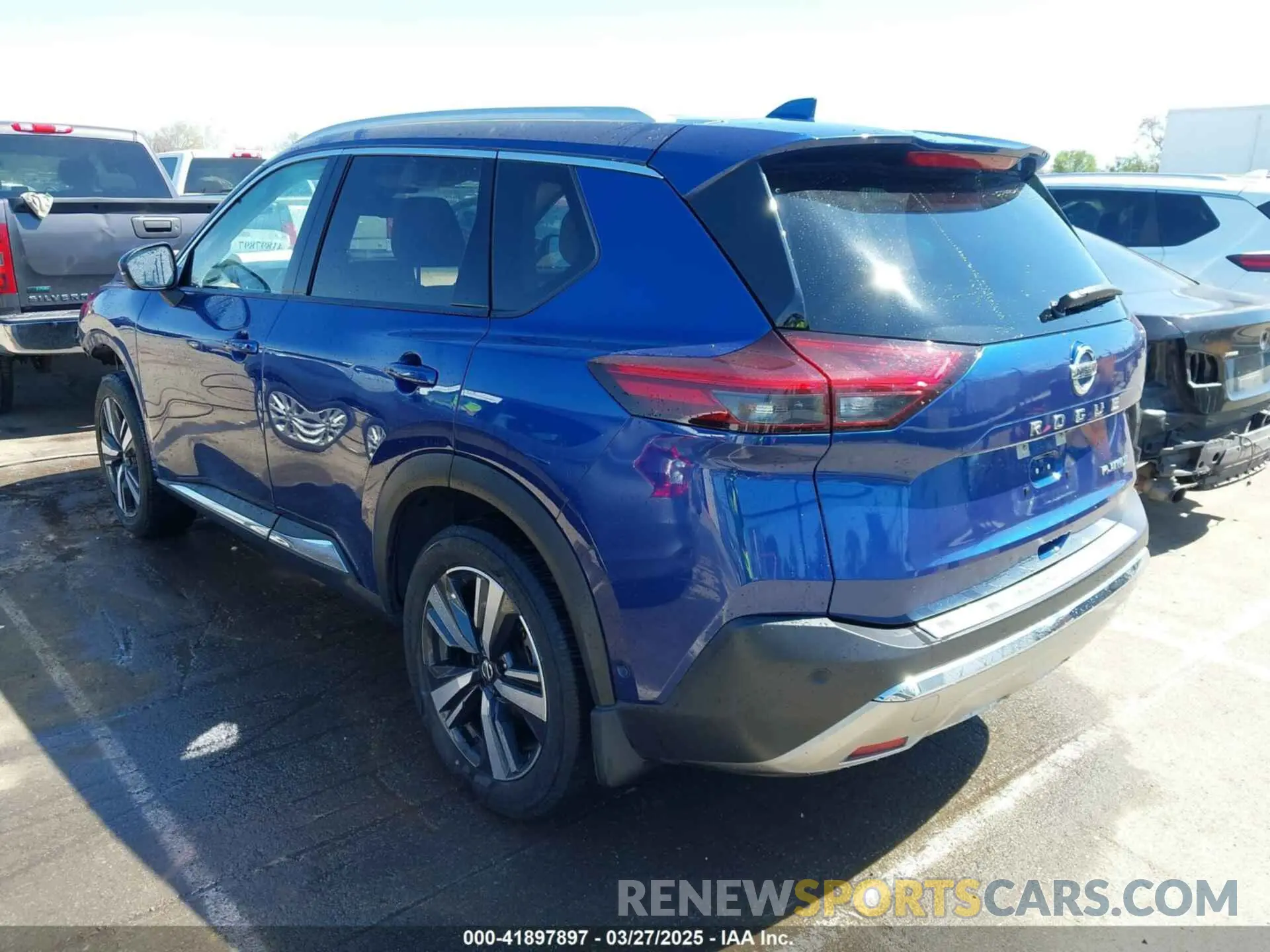 3 fotografías del automóvil dañado JN8AT3DC8MW107788 NISSAN ROGUE 2021