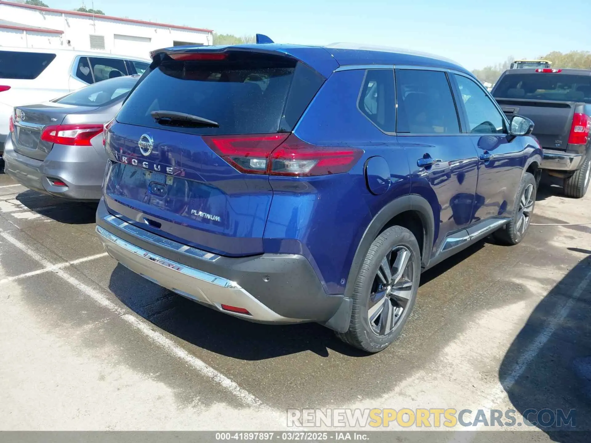 4 fotografías del automóvil dañado JN8AT3DC8MW107788 NISSAN ROGUE 2021