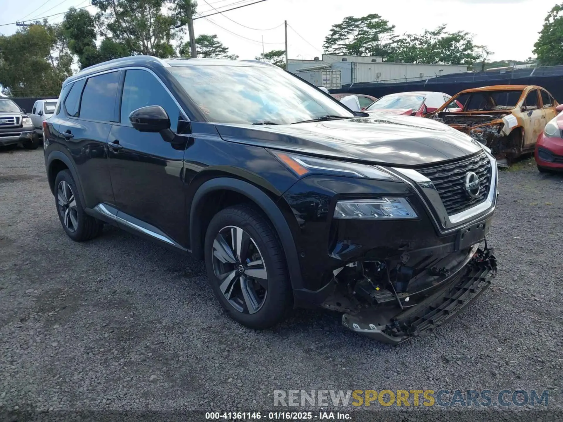 1 fotografías del automóvil dañado JN8AT3DC9MW103863 NISSAN ROGUE 2021
