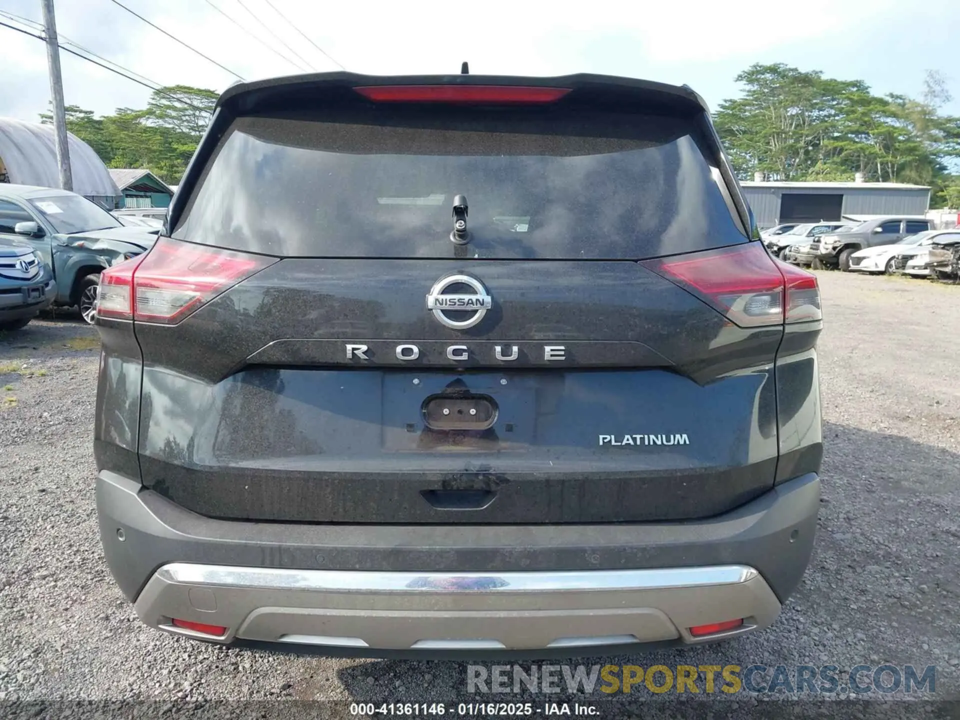 16 fotografías del automóvil dañado JN8AT3DC9MW103863 NISSAN ROGUE 2021