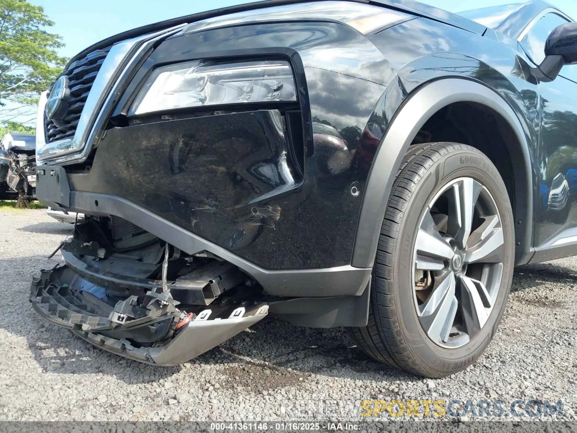 18 fotografías del automóvil dañado JN8AT3DC9MW103863 NISSAN ROGUE 2021
