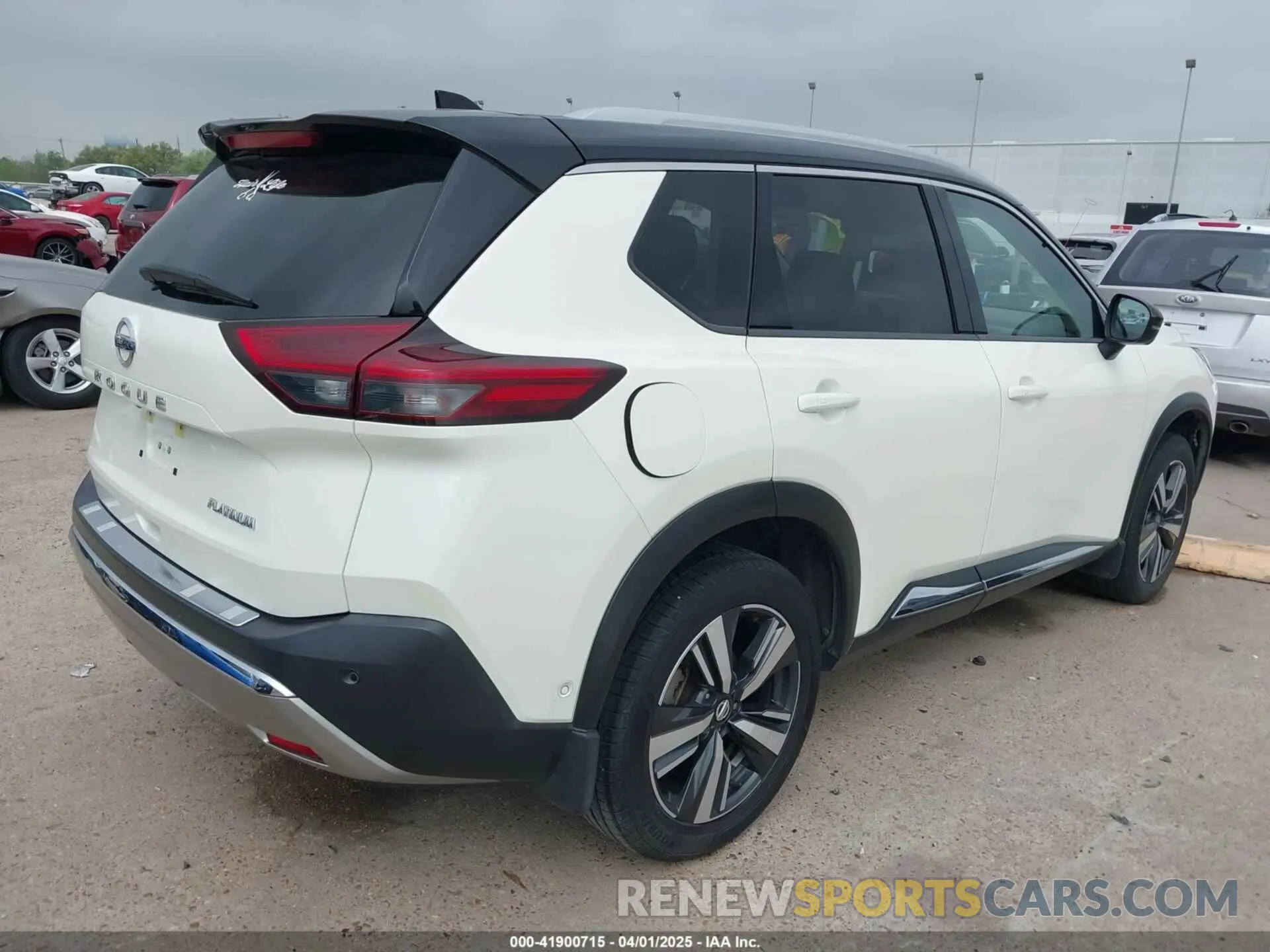 4 fotografías del automóvil dañado JN8AT3DCXMW104164 NISSAN ROGUE 2021