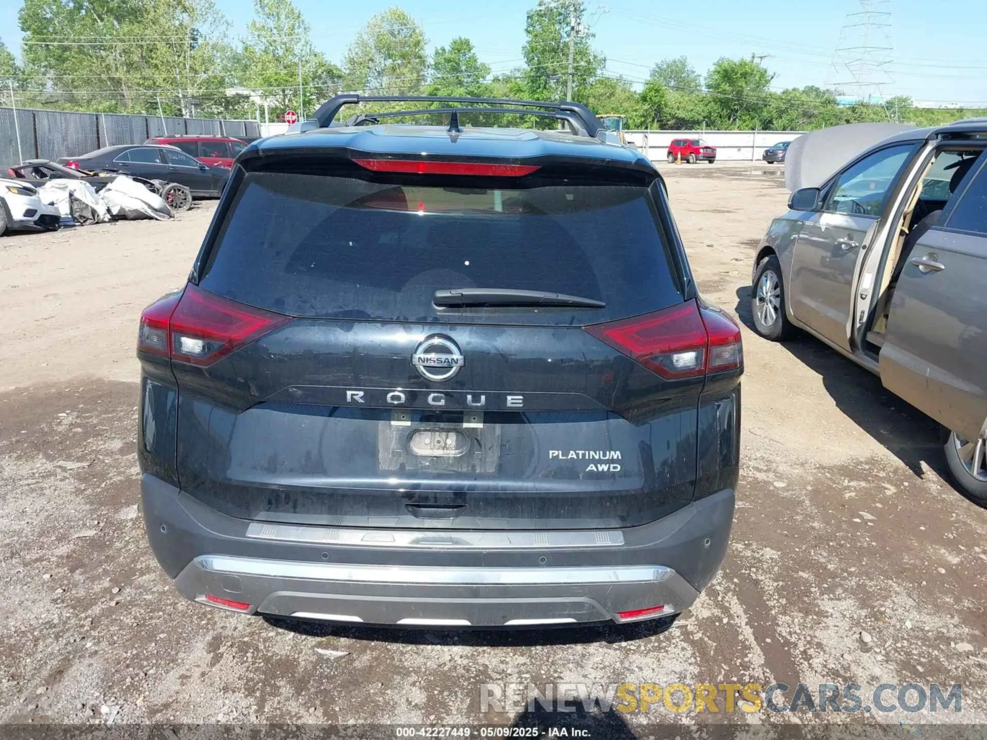 17 fotografías del automóvil dañado JN8AT3DD3MW320124 NISSAN ROGUE 2021