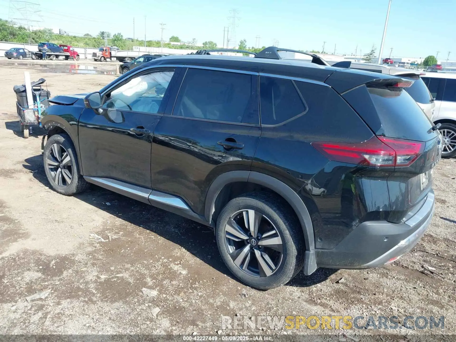 3 fotografías del automóvil dañado JN8AT3DD3MW320124 NISSAN ROGUE 2021
