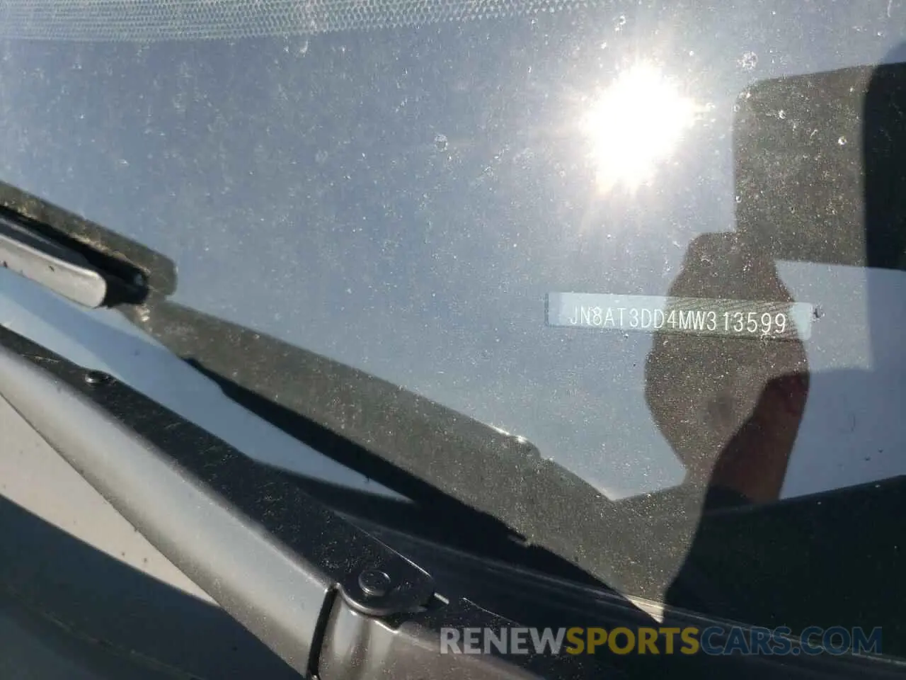 14 fotografías del automóvil dañado JN8AT3DD4MW313599 NISSAN ROGUE 2021