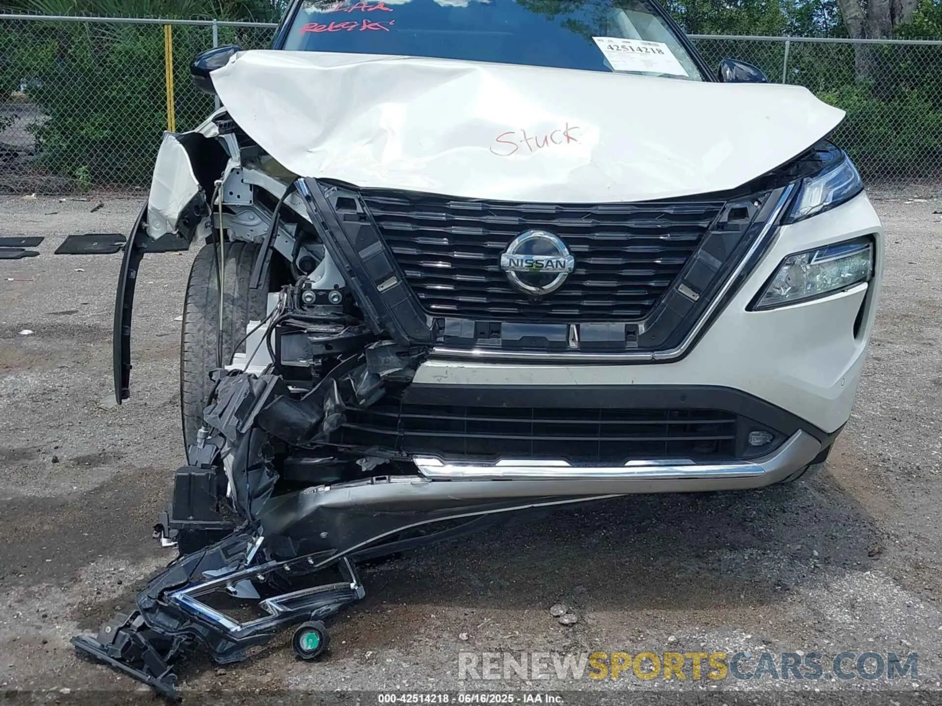 6 fotografías del automóvil dañado JN8AT3DD5MW321758 NISSAN ROGUE 2021