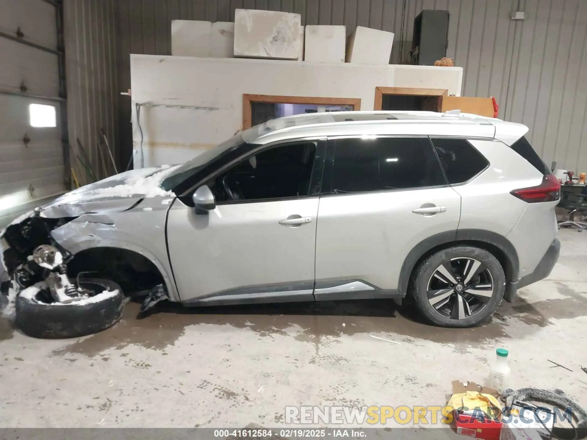 14 fotografías del automóvil dañado JN8AT3DD7MW306551 NISSAN ROGUE 2021