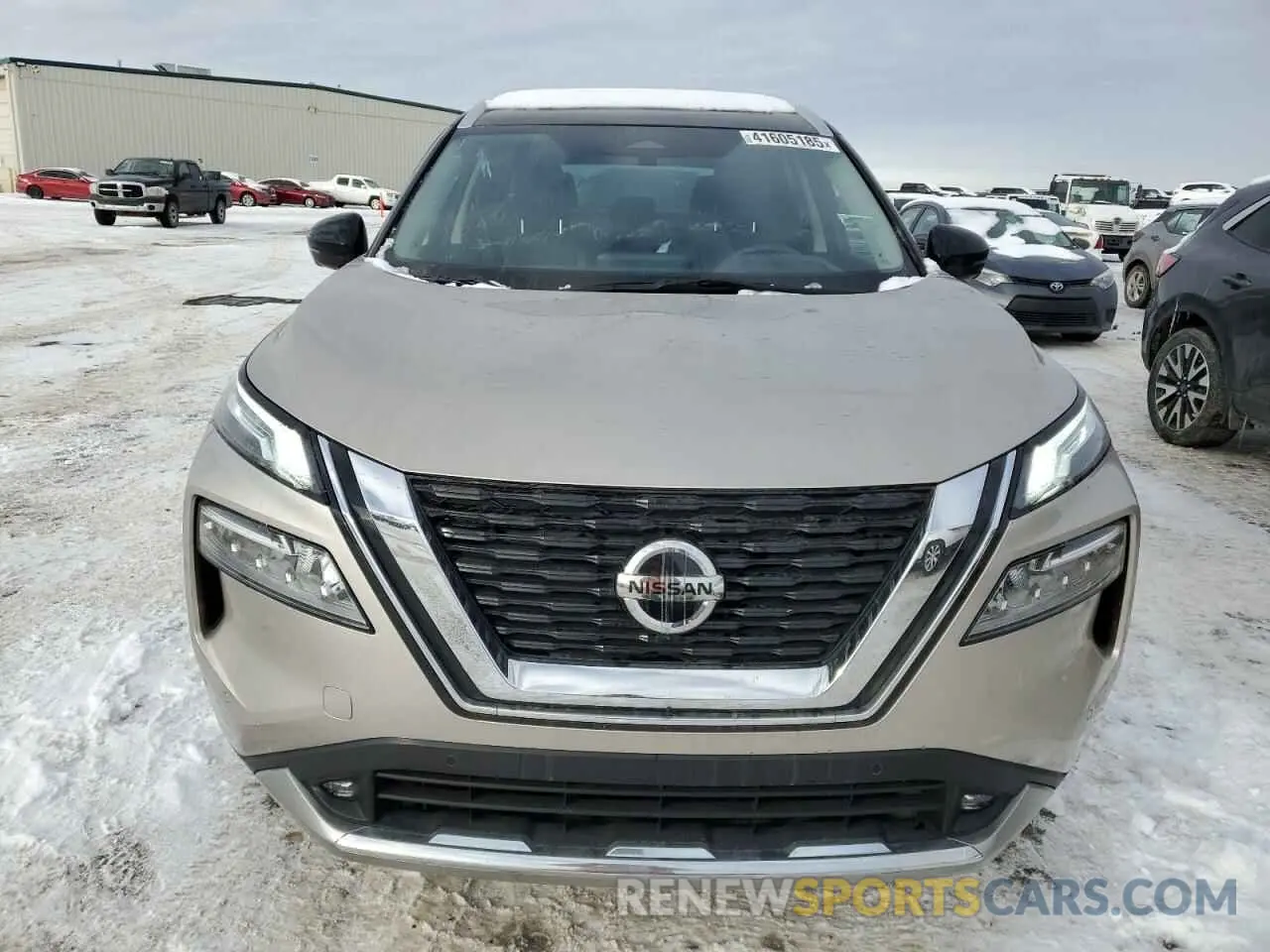 5 fotografías del automóvil dañado JN8AT3DD7MW307344 NISSAN ROGUE 2021