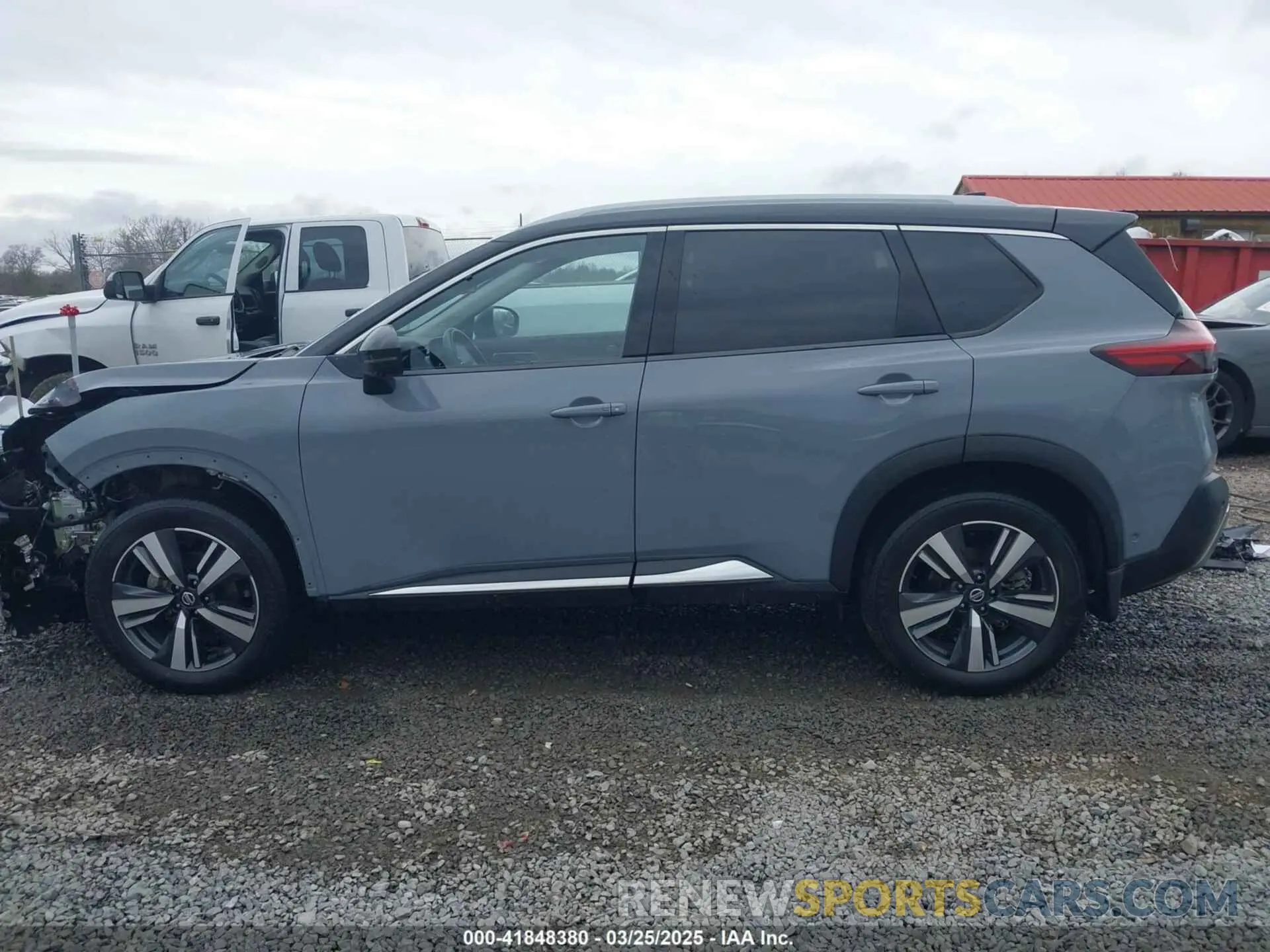 14 fotografías del automóvil dañado JN8AT3DD9MW314201 NISSAN ROGUE 2021