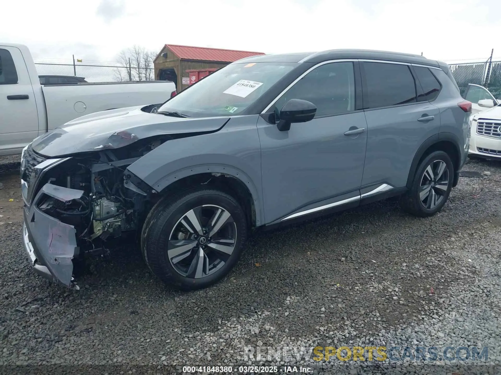 2 fotografías del automóvil dañado JN8AT3DD9MW314201 NISSAN ROGUE 2021