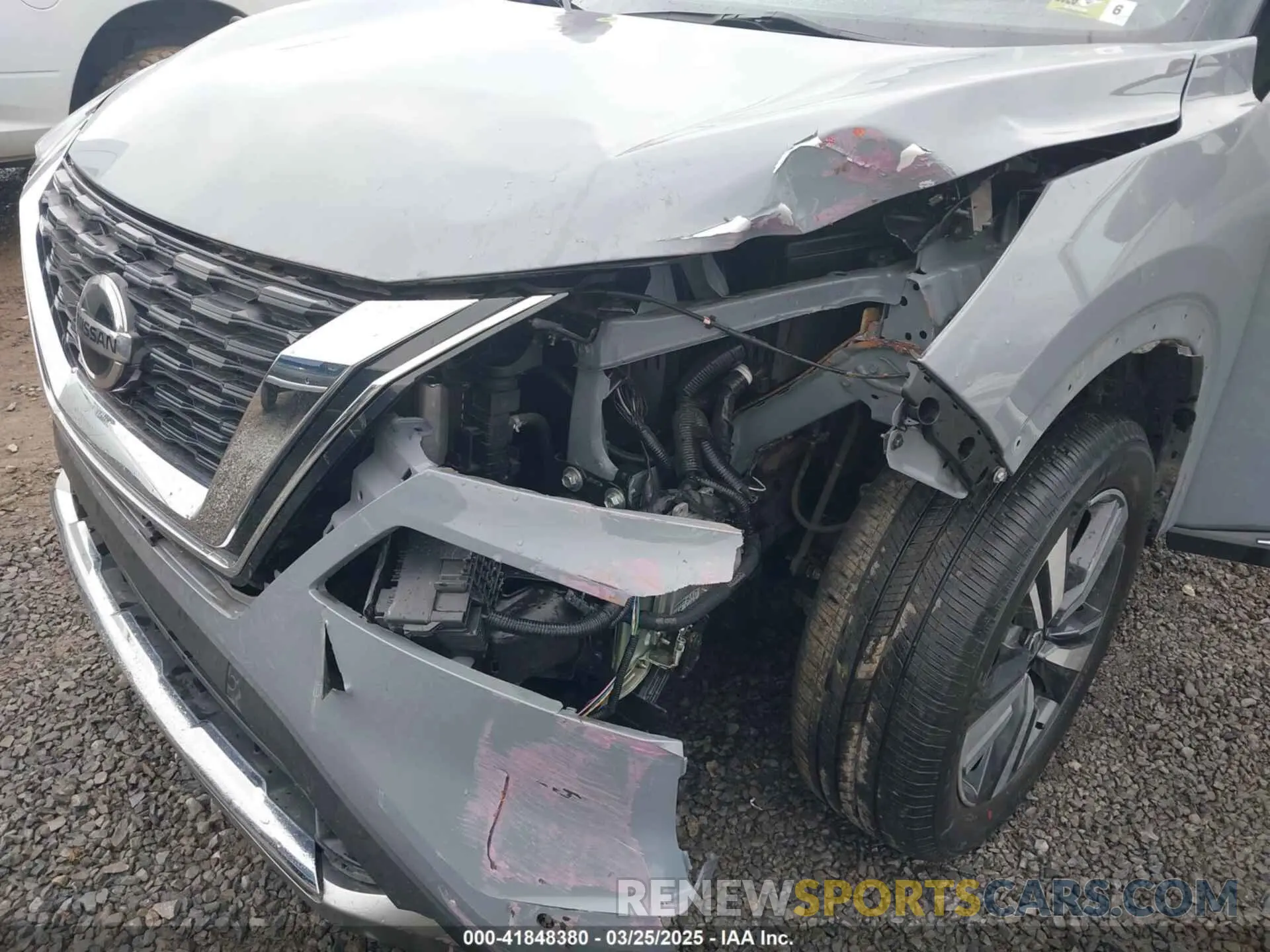 6 fotografías del automóvil dañado JN8AT3DD9MW314201 NISSAN ROGUE 2021