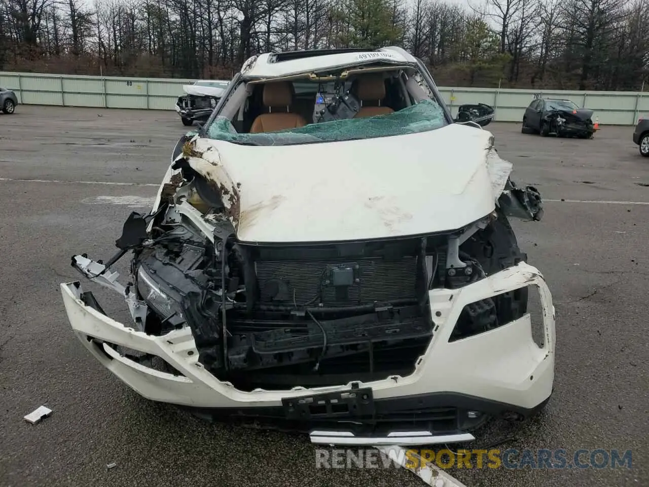 5 fotografías del automóvil dañado JN8AT3DDXMW302168 NISSAN ROGUE 2021