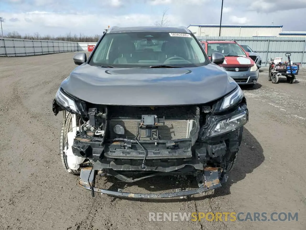 5 fotografías del automóvil dañado JN8AT3DDXMW314983 NISSAN ROGUE 2021