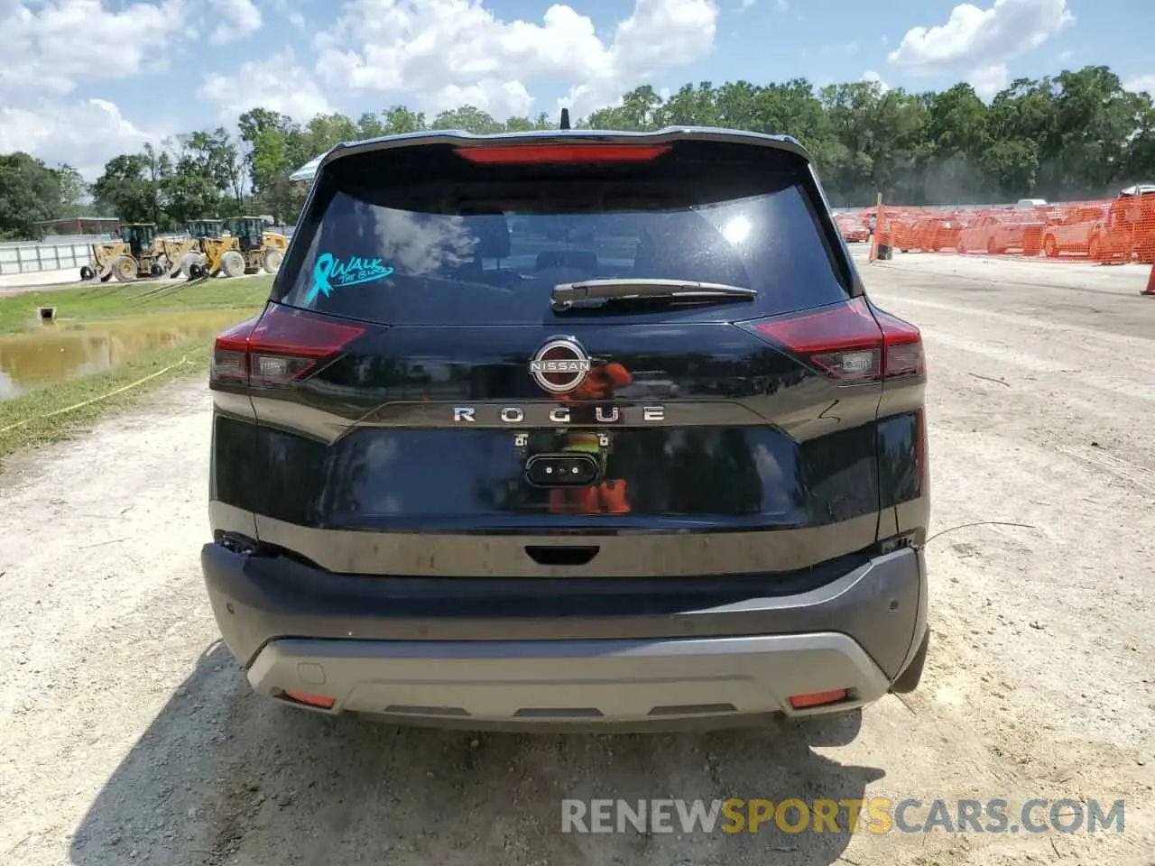 6 fotografías del automóvil dañado 5N1AT3AA9NC687775 NISSAN ROGUE 2022