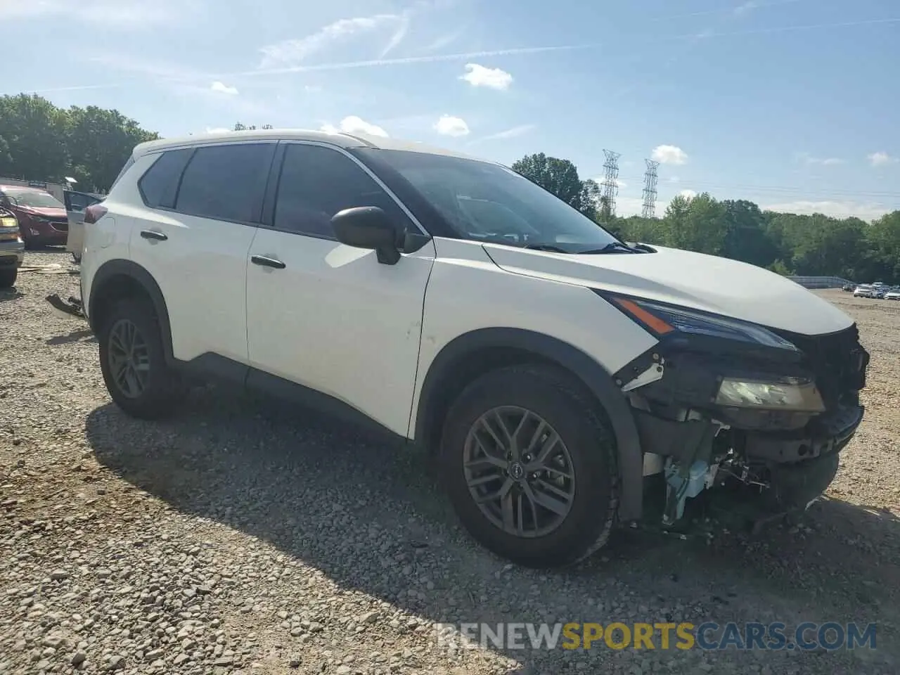 4 fotografías del automóvil dañado 5N1BT3AA1NC703987 NISSAN ROGUE 2022