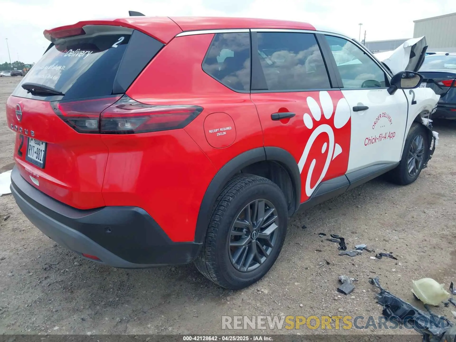 4 fotografías del automóvil dañado 5N1BT3AA2NC714237 NISSAN ROGUE 2022