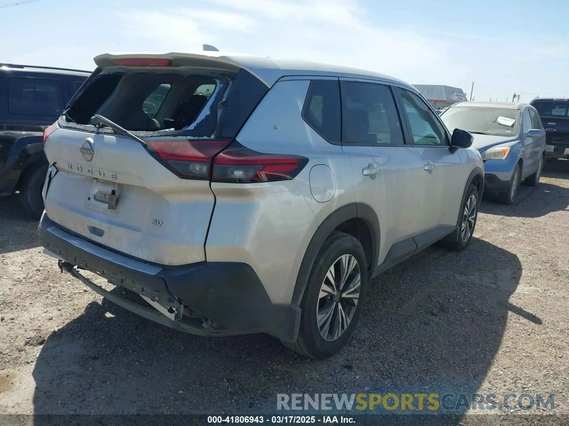 4 fotografías del automóvil dañado 5N1BT3BA0NC686517 NISSAN ROGUE 2022