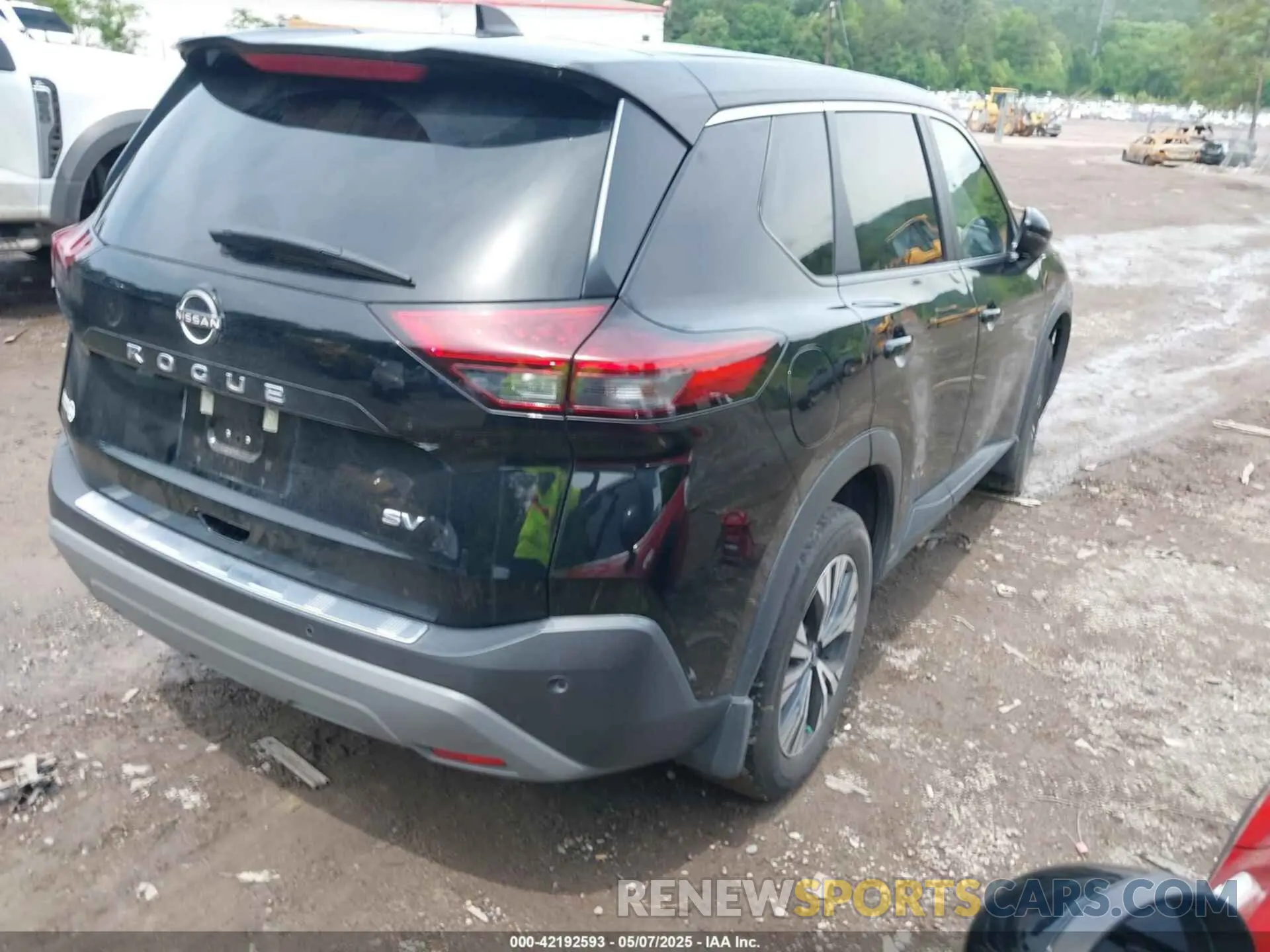 4 fotografías del automóvil dañado 5N1BT3BA0NC727566 NISSAN ROGUE 2022