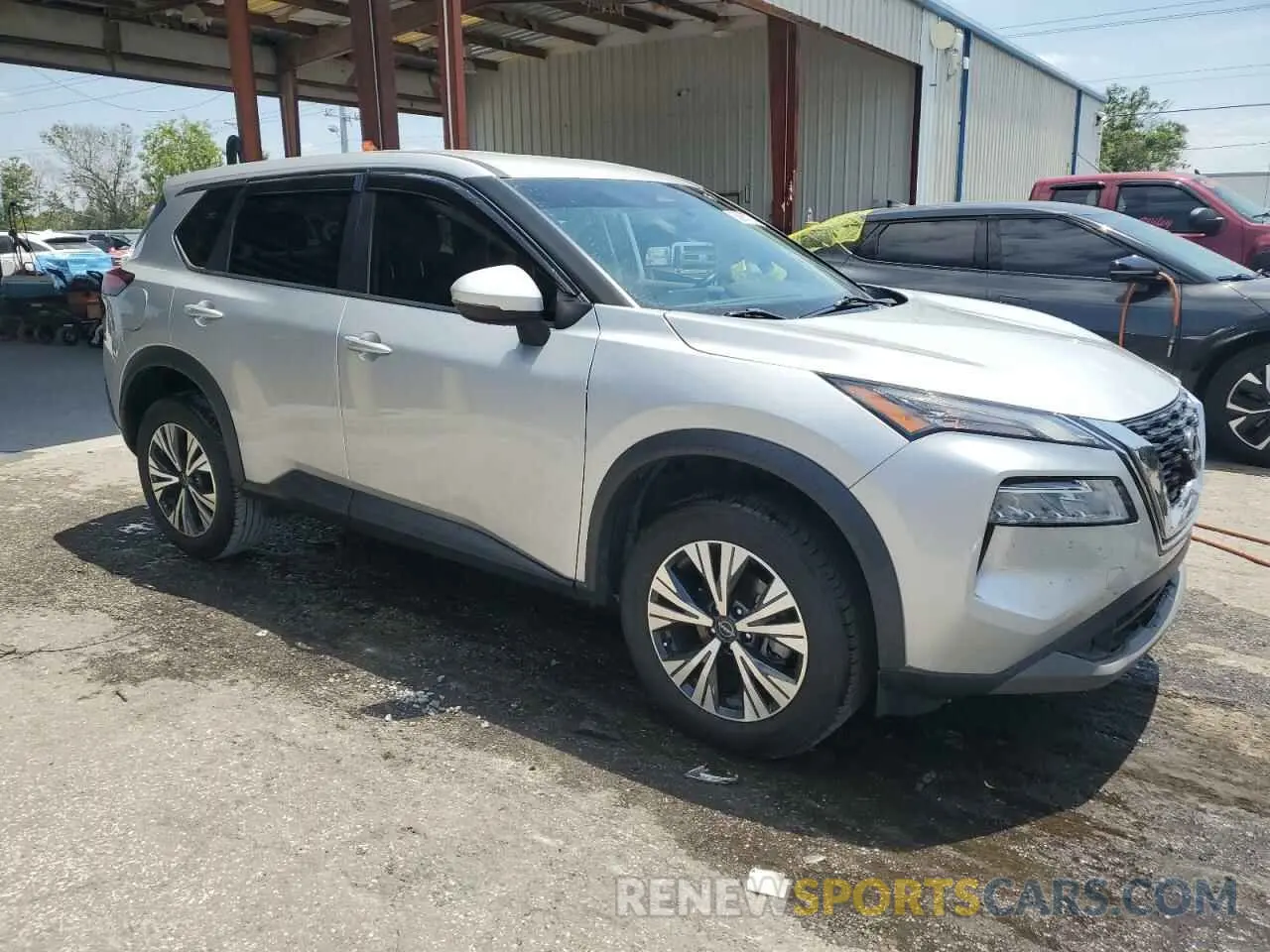 4 fotografías del automóvil dañado 5N1BT3BA1NC699762 NISSAN ROGUE 2022