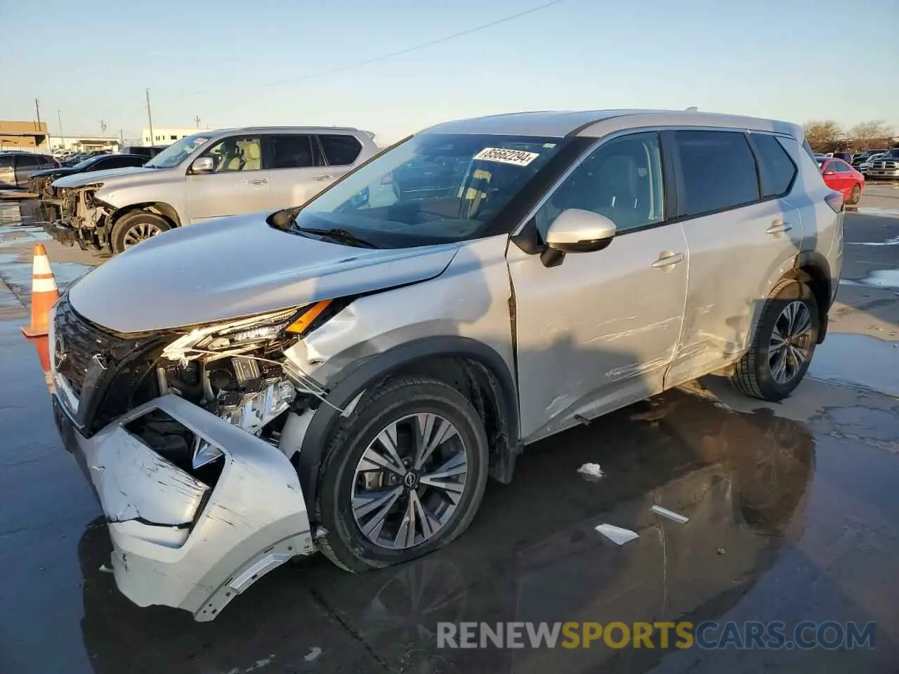 1 fotografías del automóvil dañado 5N1BT3BA2NC677897 NISSAN ROGUE 2022