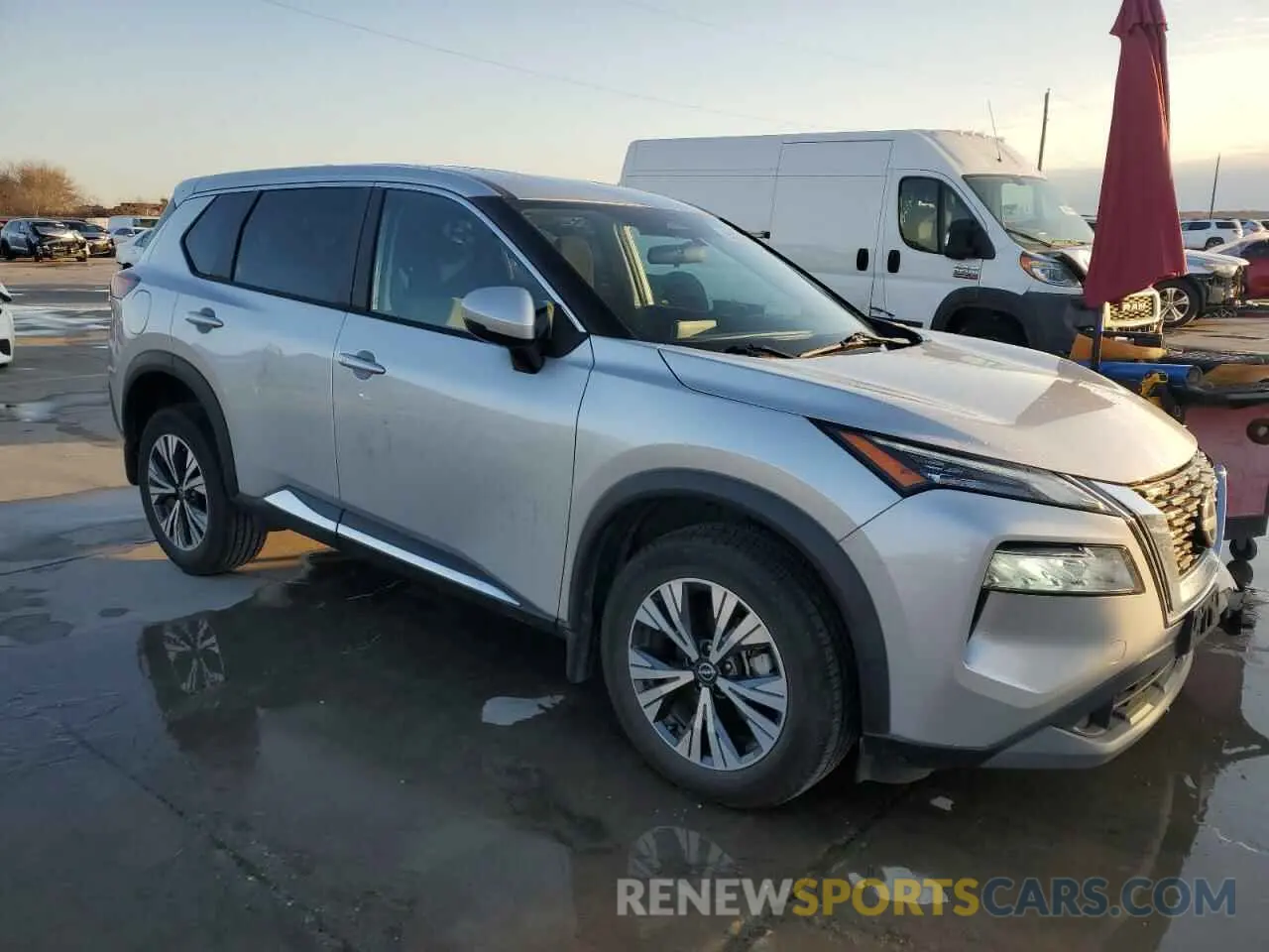 4 fotografías del automóvil dañado 5N1BT3BA2NC677897 NISSAN ROGUE 2022