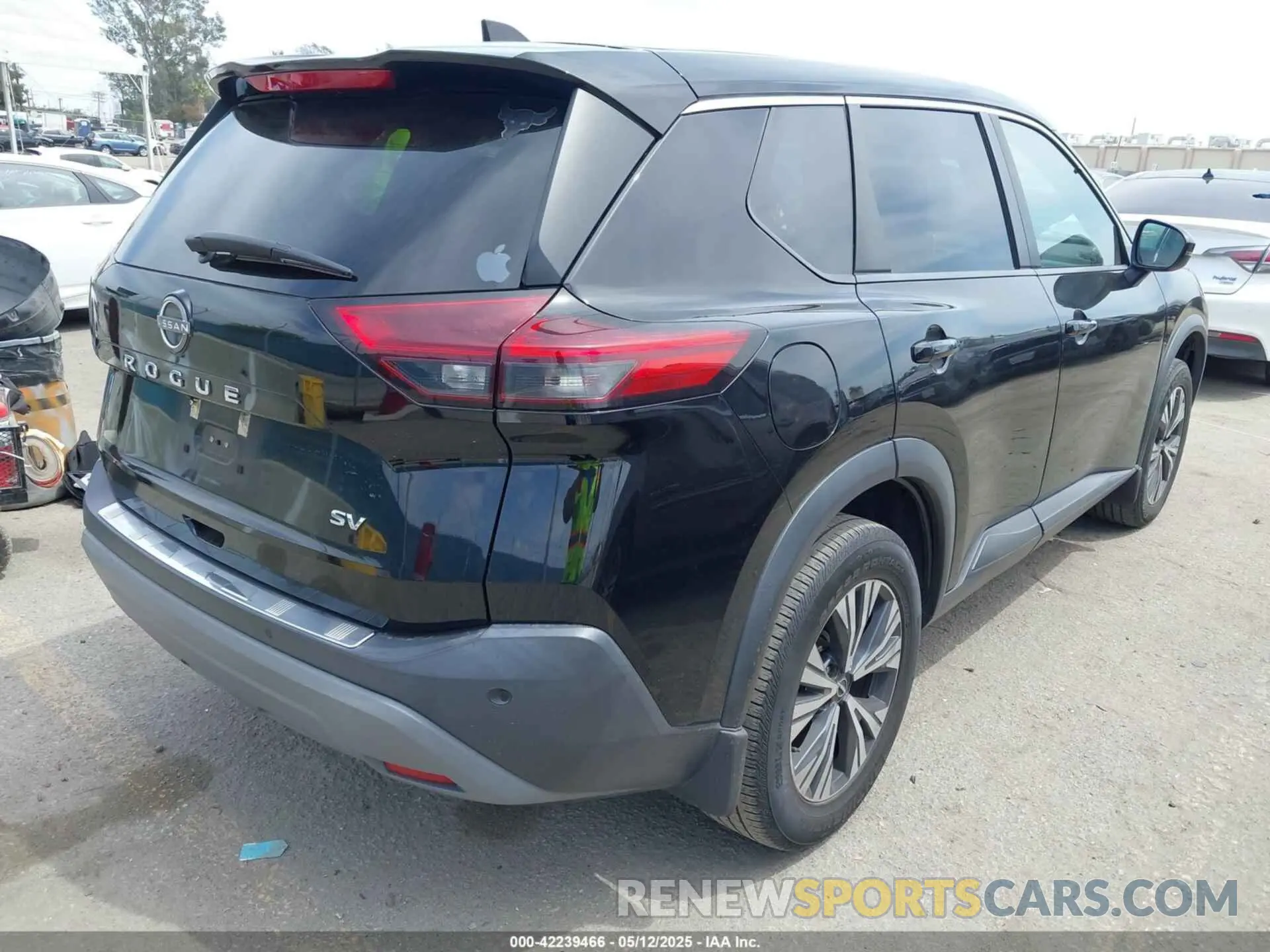 4 fotografías del automóvil dañado 5N1BT3BA3NC690514 NISSAN ROGUE 2022