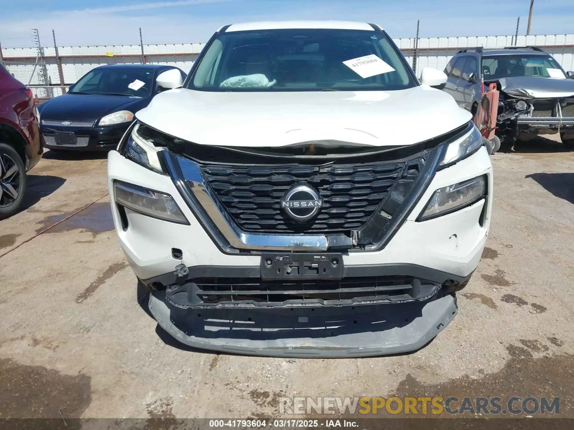 6 fotografías del automóvil dañado 5N1BT3BA4NC723035 NISSAN ROGUE 2022