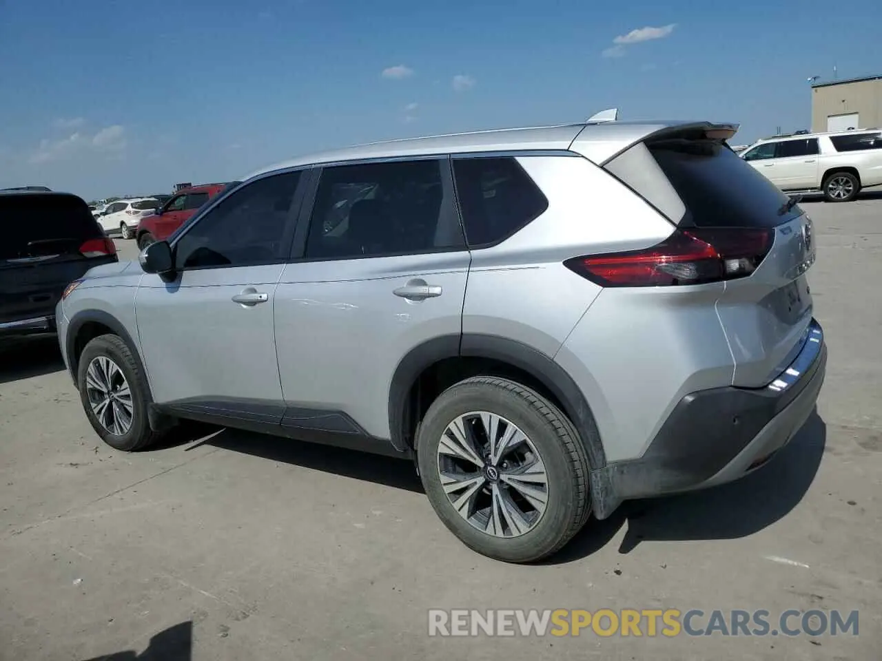 2 fotografías del automóvil dañado 5N1BT3BA6NC678888 NISSAN ROGUE 2022