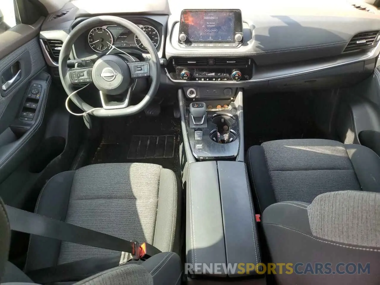 8 fotografías del automóvil dañado 5N1BT3BA6NC678888 NISSAN ROGUE 2022