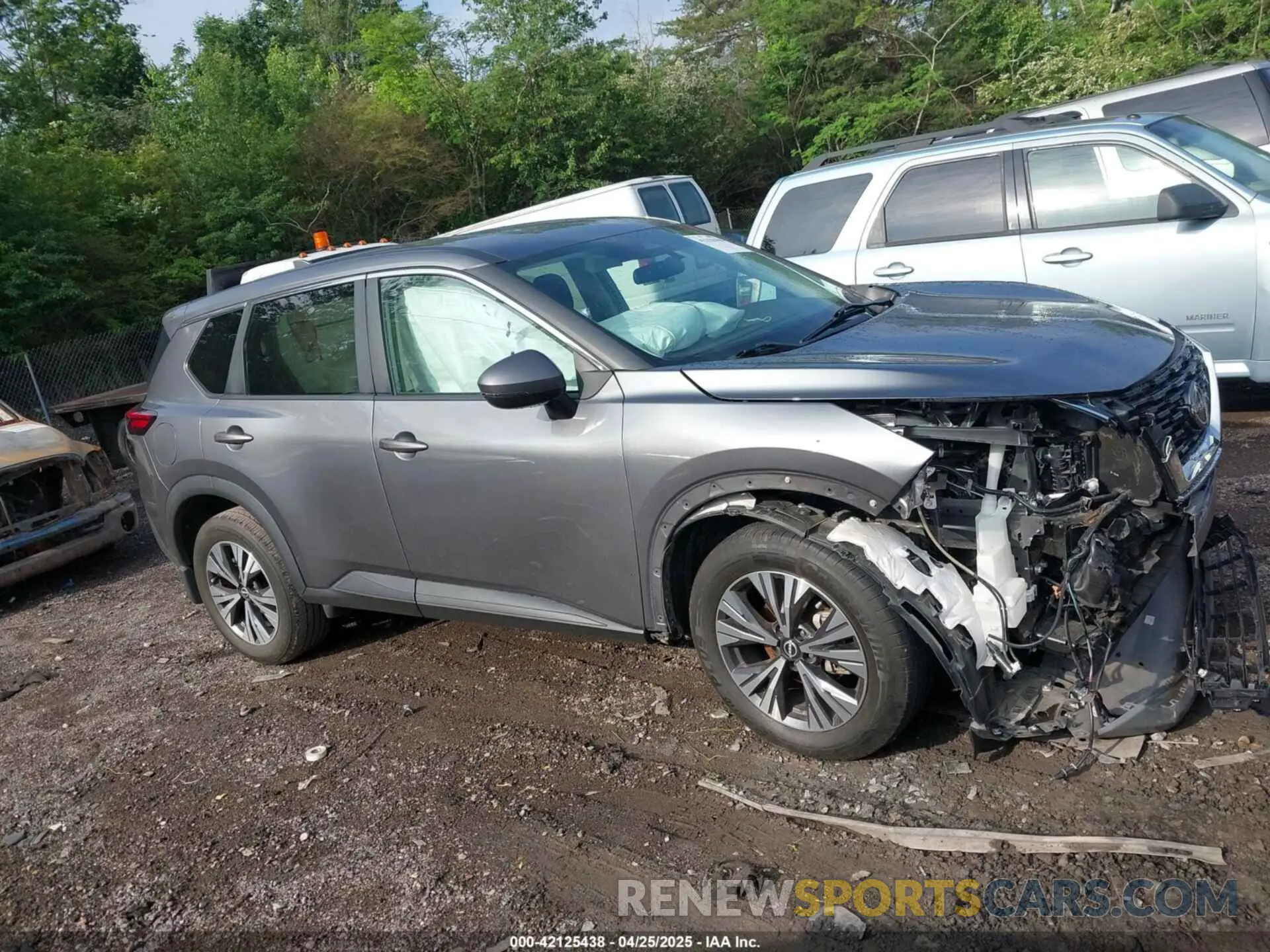 12 fotografías del automóvil dañado 5N1BT3BA6NC685453 NISSAN ROGUE 2022