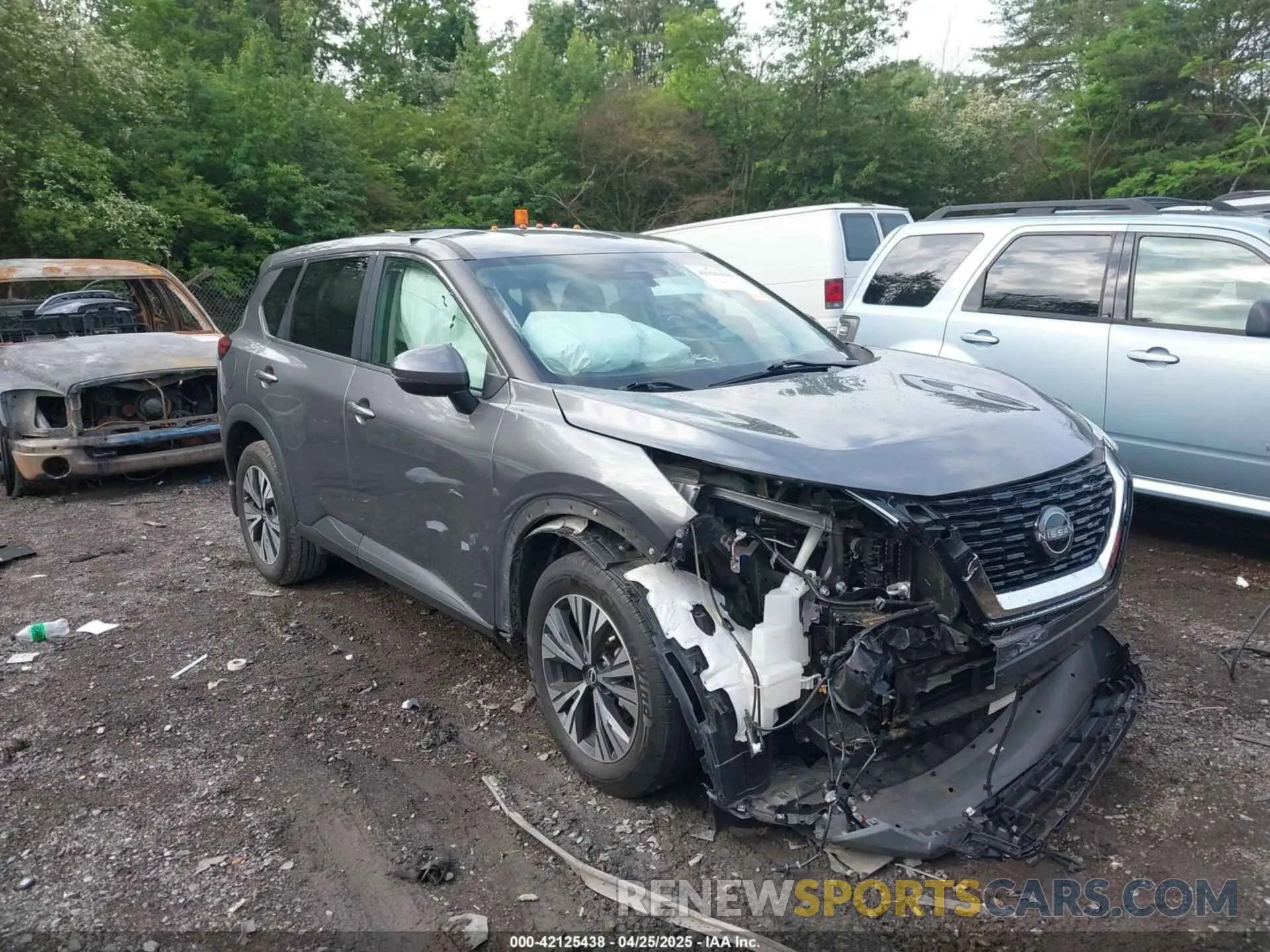 6 fotografías del automóvil dañado 5N1BT3BA6NC685453 NISSAN ROGUE 2022