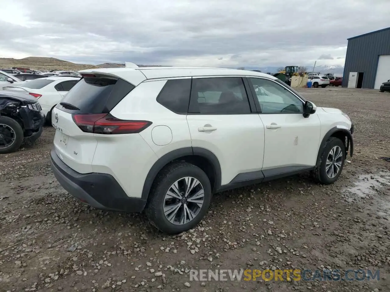 3 fotografías del automóvil dañado 5N1BT3BA6NC719567 NISSAN ROGUE 2022
