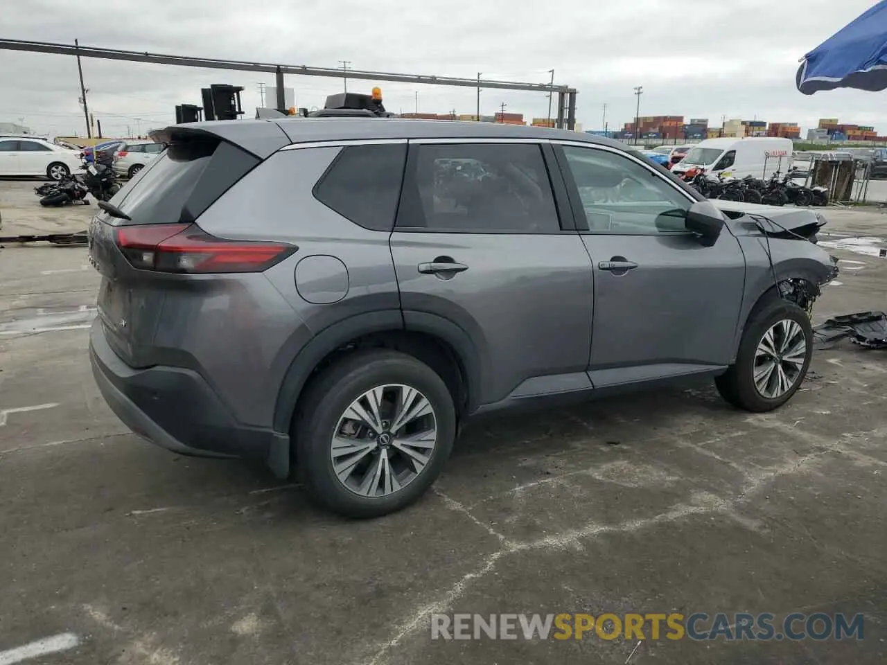 3 fotografías del automóvil dañado 5N1BT3BA6NC733100 NISSAN ROGUE 2022