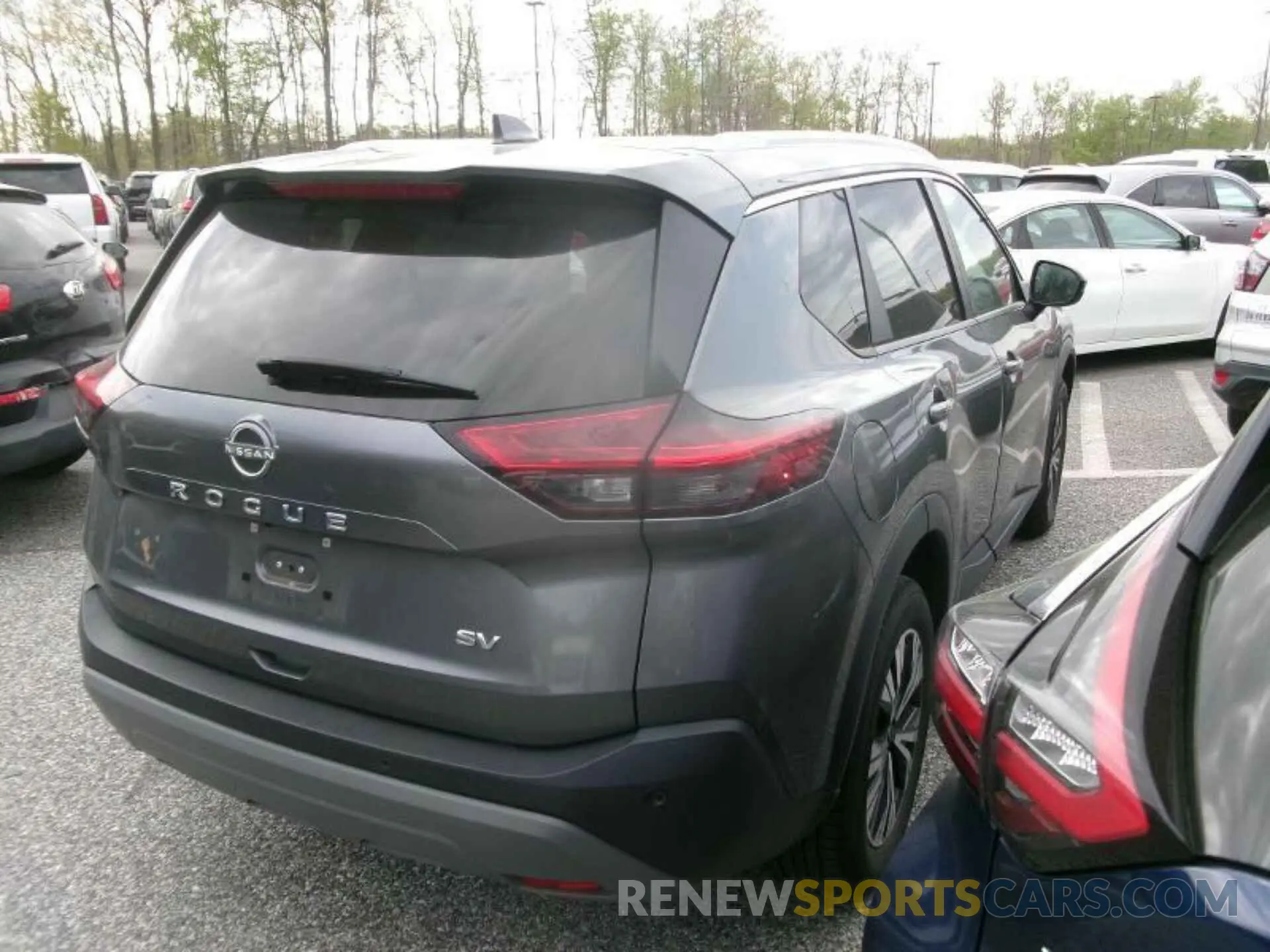 2 fotografías del automóvil dañado 5N1BT3BA7NC688118 NISSAN ROGUE 2022