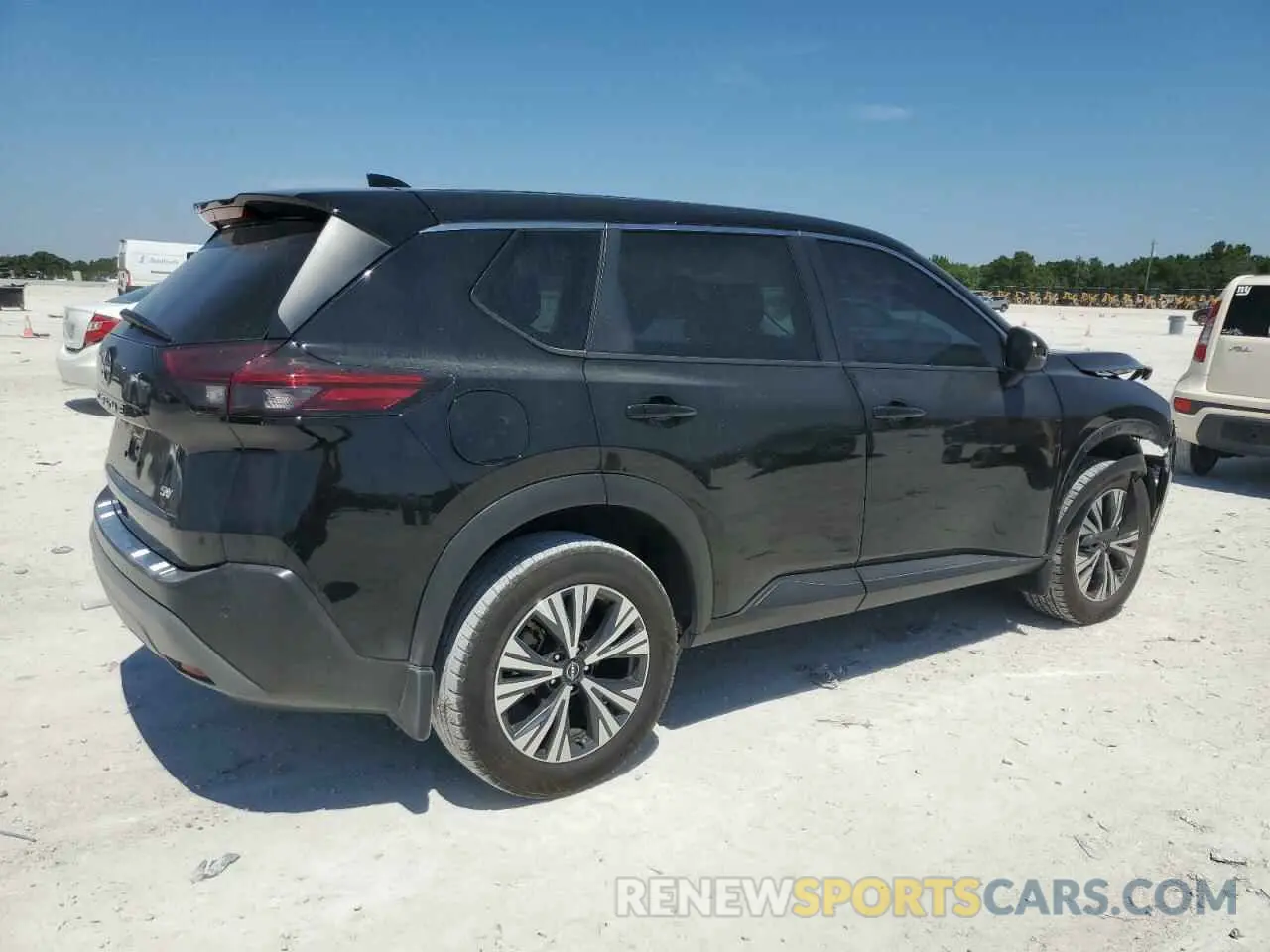 3 fotografías del automóvil dañado 5N1BT3BA8NC695725 NISSAN ROGUE 2022
