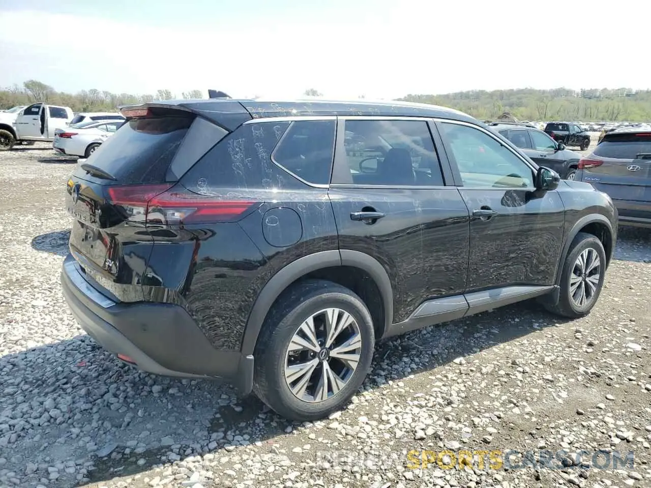 3 fotografías del automóvil dañado 5N1BT3BA8NC727217 NISSAN ROGUE 2022