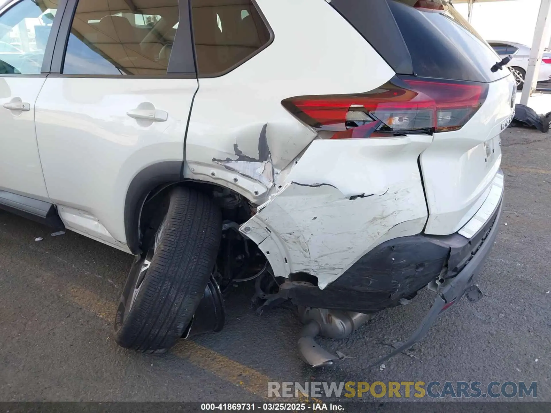 6 fotografías del automóvil dañado 5N1BT3BA9NC729669 NISSAN ROGUE 2022