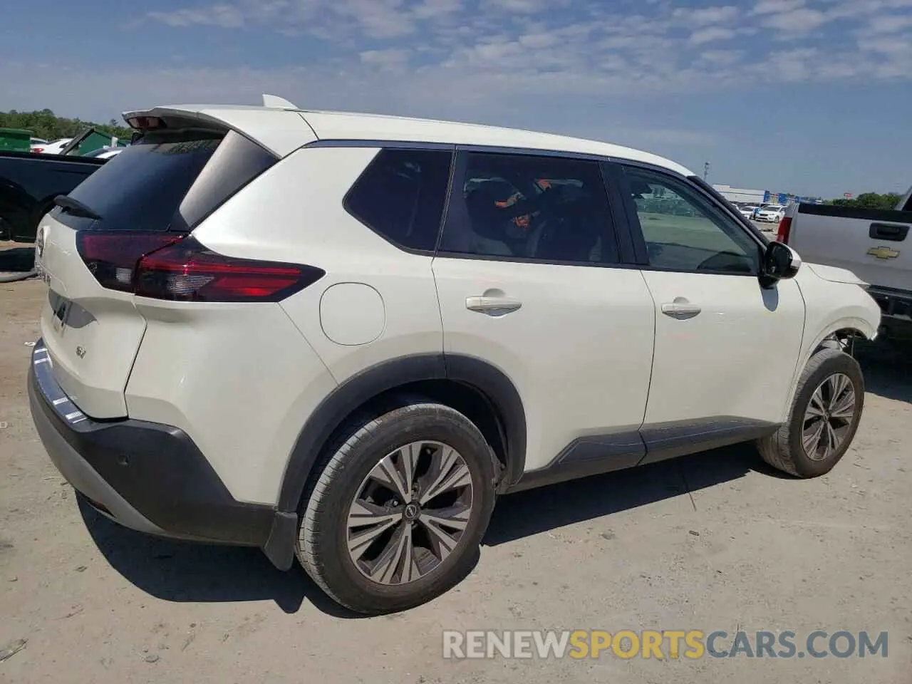 3 fotografías del automóvil dañado 5N1BT3BAXNC689456 NISSAN ROGUE 2022