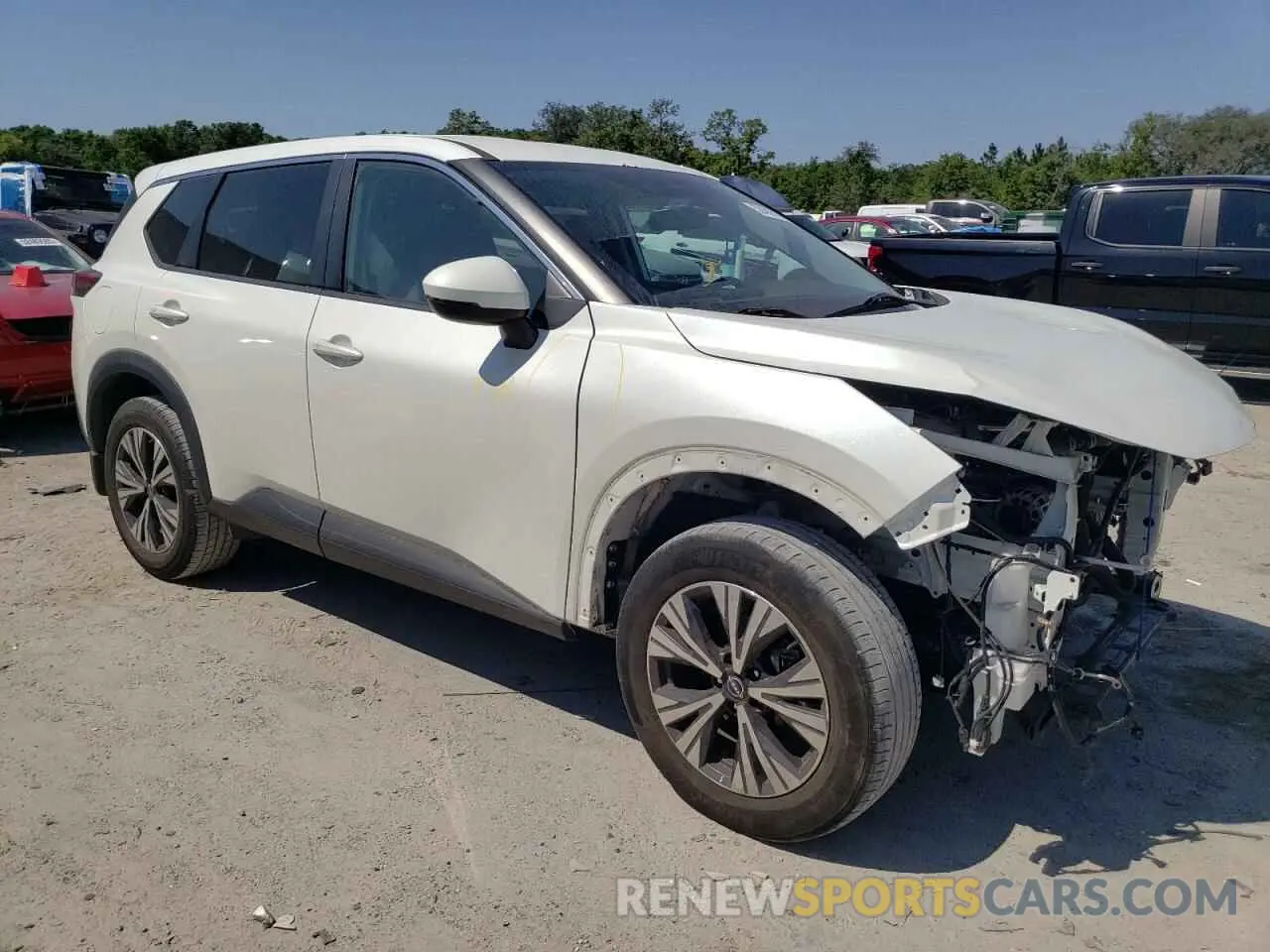 4 fotografías del automóvil dañado 5N1BT3BAXNC689456 NISSAN ROGUE 2022