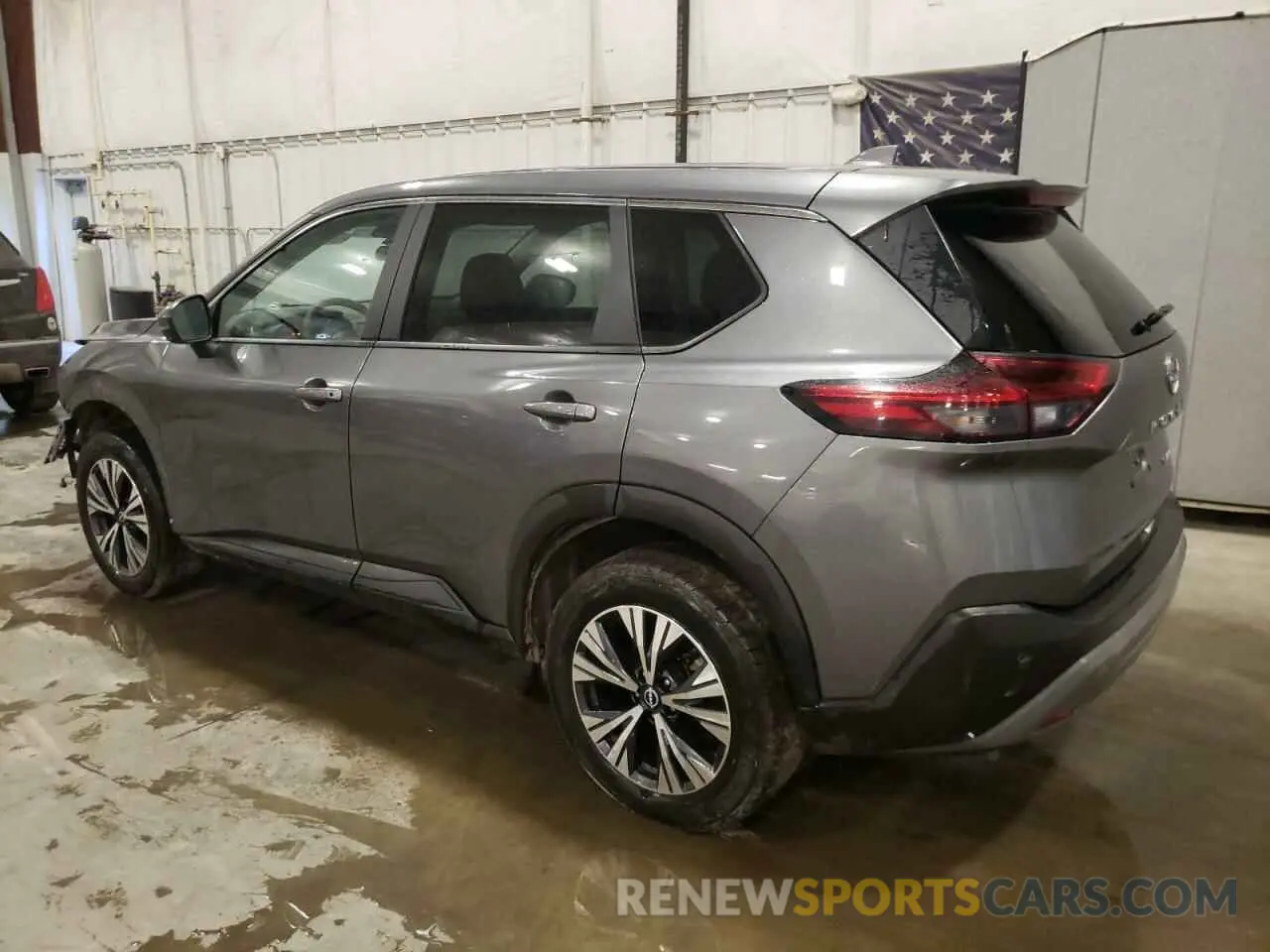 2 fotografías del automóvil dañado 5N1BT3BB0NC670536 NISSAN ROGUE 2022