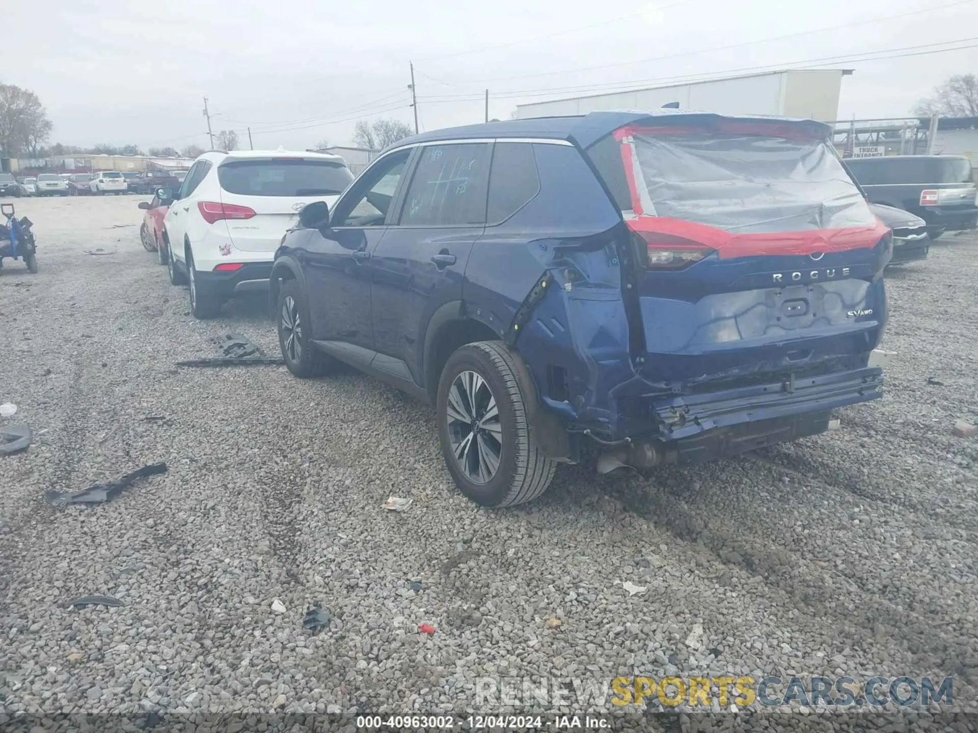 3 fotografías del automóvil dañado 5N1BT3BB1NC686793 NISSAN ROGUE 2022