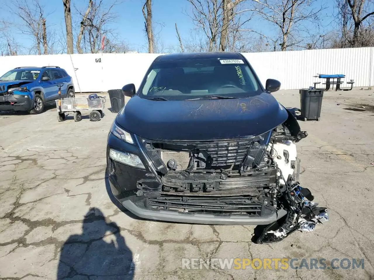 5 fotografías del automóvil dañado 5N1BT3BB1NC691797 NISSAN ROGUE 2022