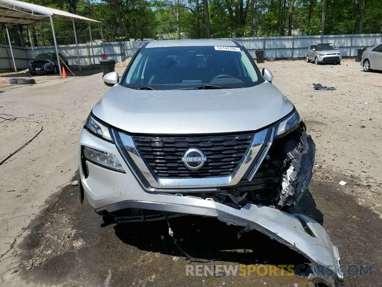 5 fotografías del automóvil dañado 5N1BT3BB1NC707206 NISSAN ROGUE 2022