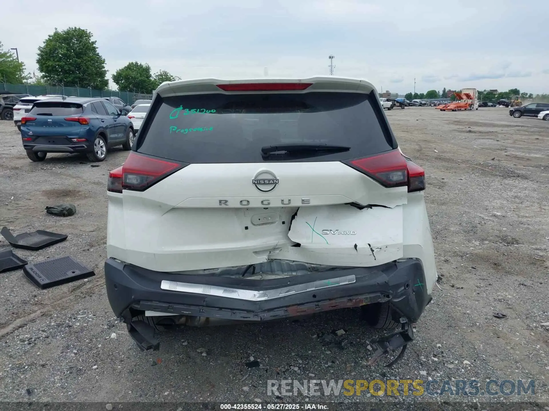 17 fotografías del automóvil dañado 5N1BT3BB1NC725284 NISSAN ROGUE 2022