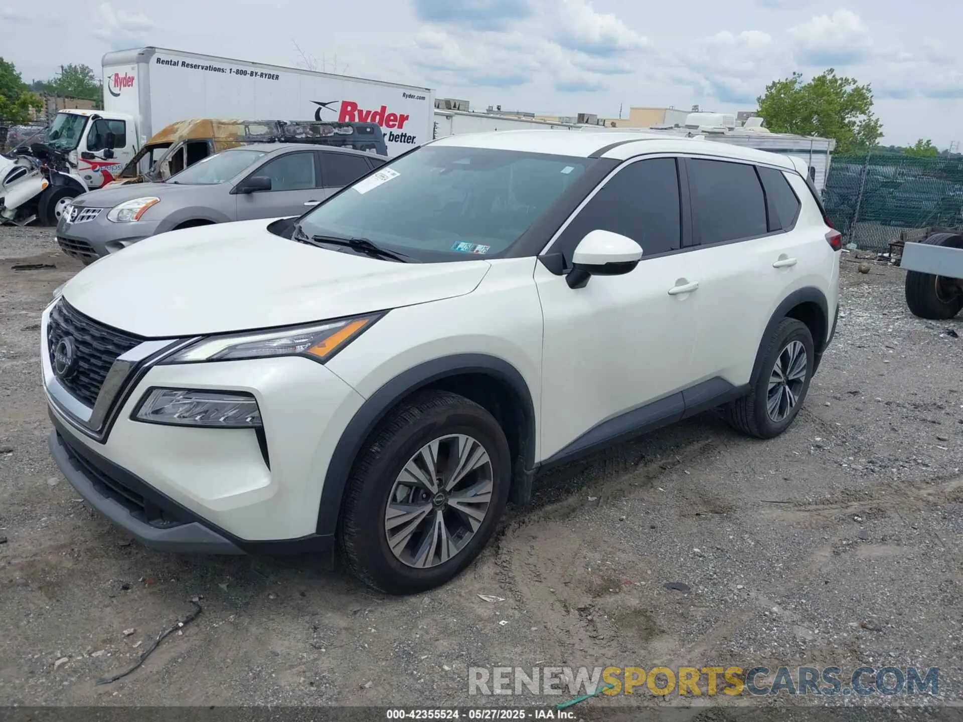 2 fotografías del automóvil dañado 5N1BT3BB1NC725284 NISSAN ROGUE 2022